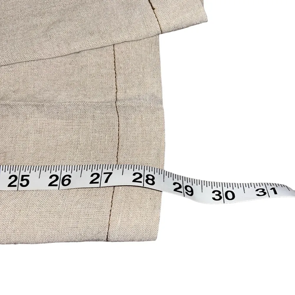 Vintage Beige Tan Harve Benard Designer Pants Women’s Size 12 Linen Material! - Image 4