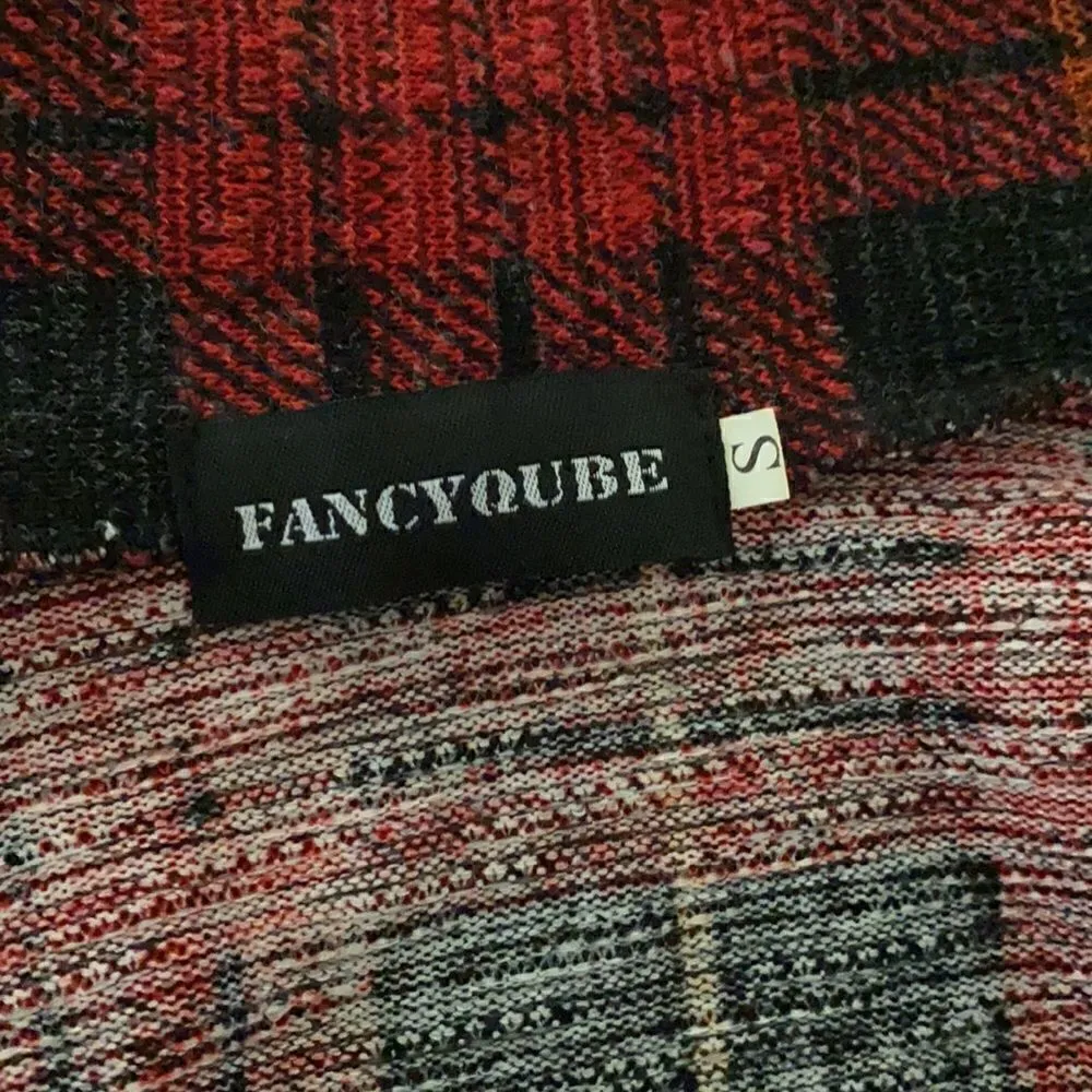 Plaid  Cardigan Sweater EUC - Image 7