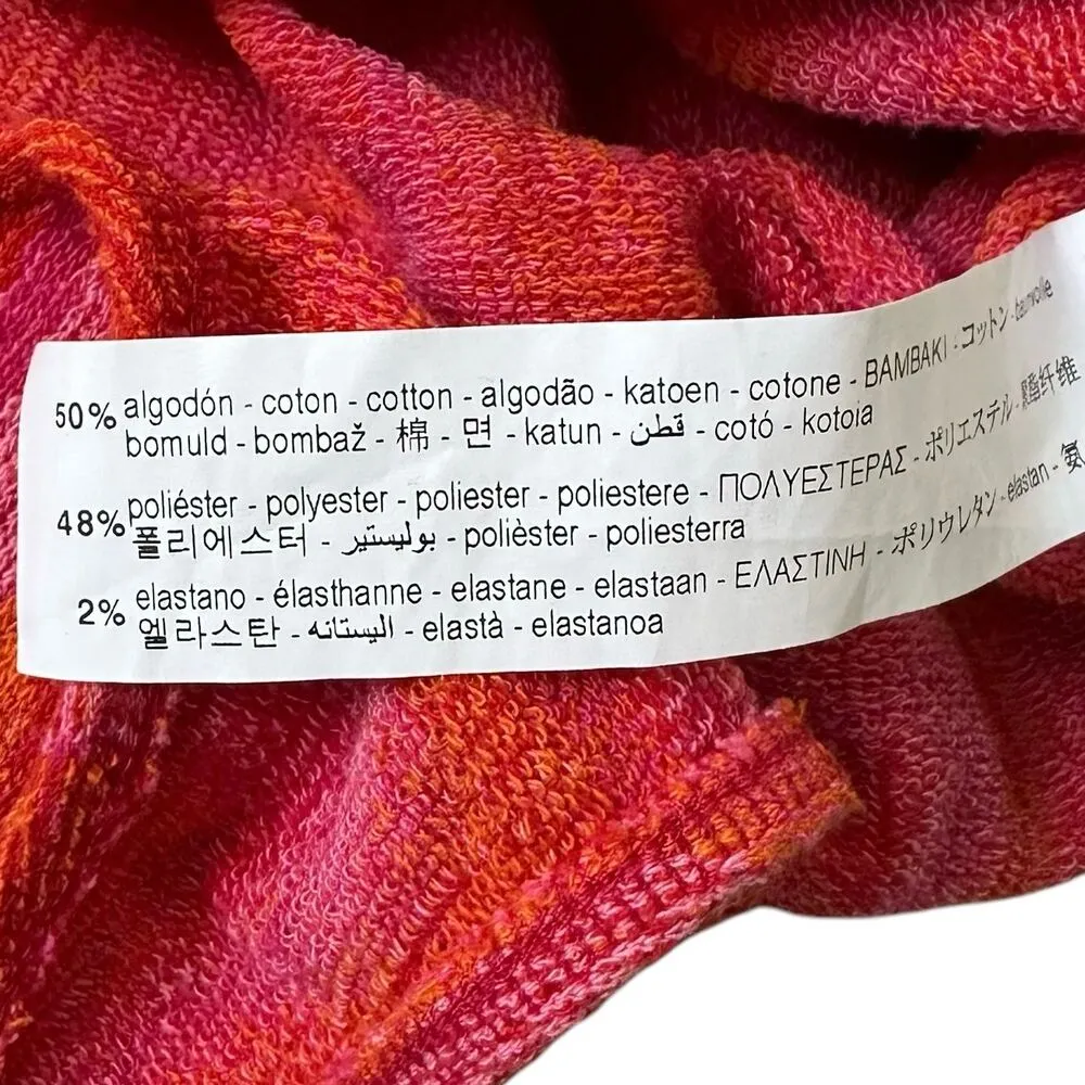 Zara Pink & Orange Bodysuit 70's Retro Groovy Women Top Size XS | 23-4 - Image 4