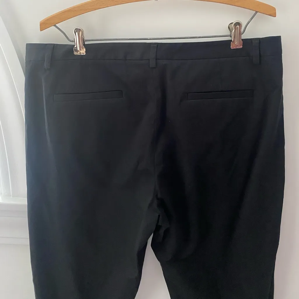 Theory Straight Leg Pant Women's 12 Black Dress Pants Office Career Classic - Image 8