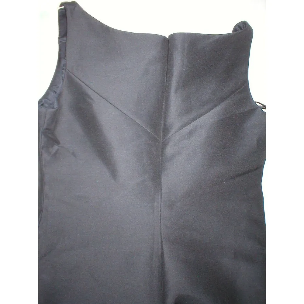 New Womens NWT Designer Valentino 10 LBD Black Dress Sleeveless Italy Gorgeous - Image 10