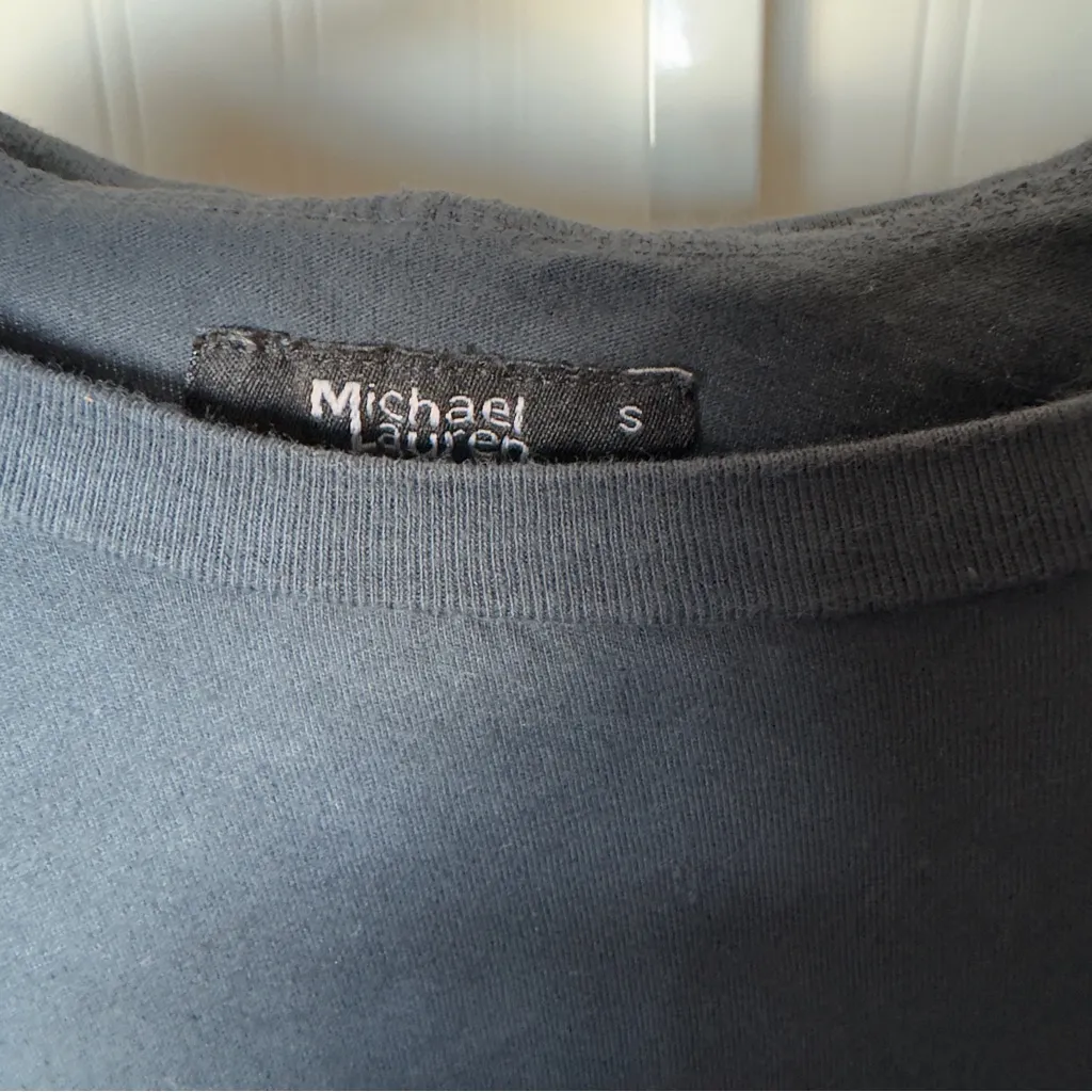 Michael Lauren XRevolve Women’s Diaz Crop Tee Solar Eclipse Black Large - Image 4