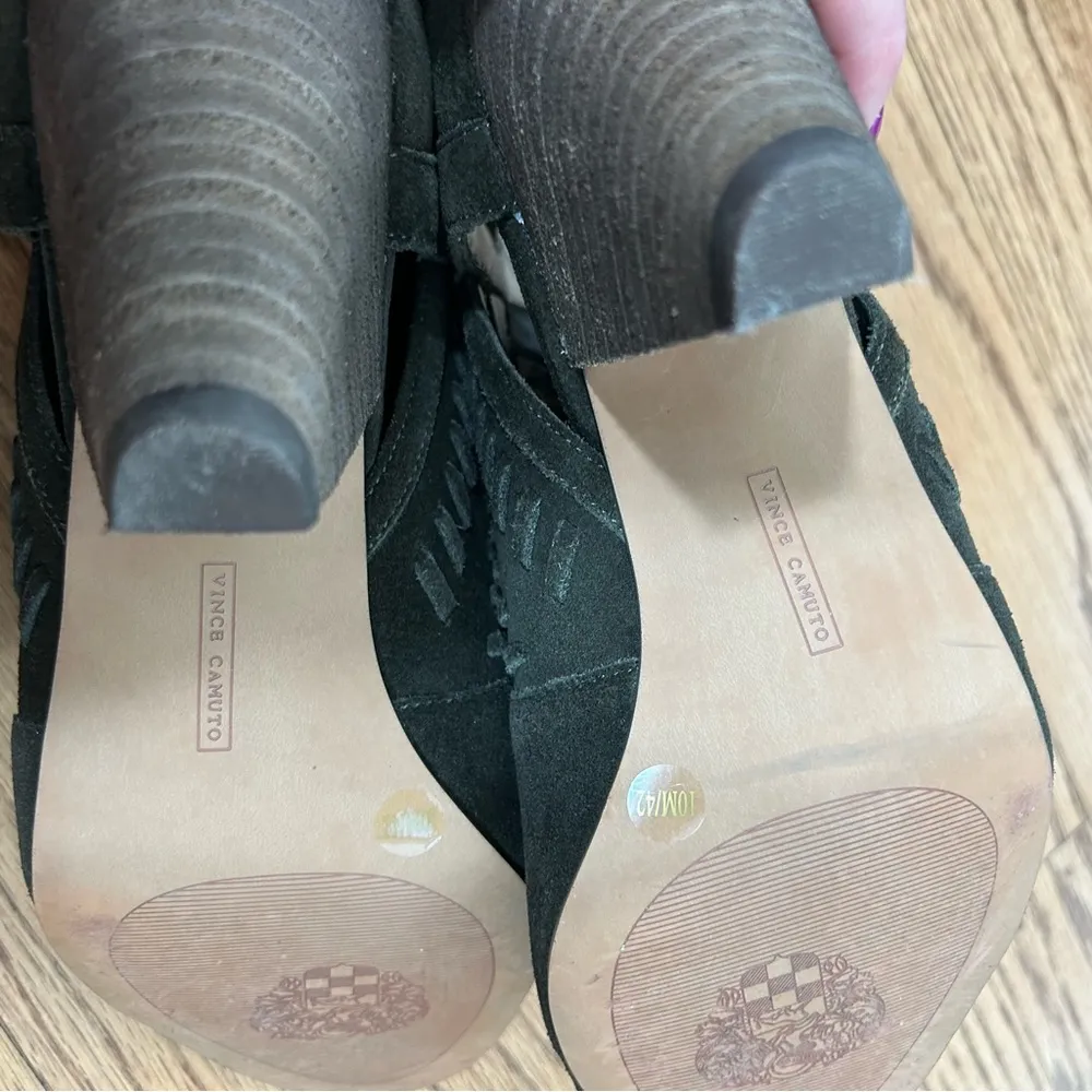 Vince Camuto | Ebelin Open Toe Suede Booties - Image 11