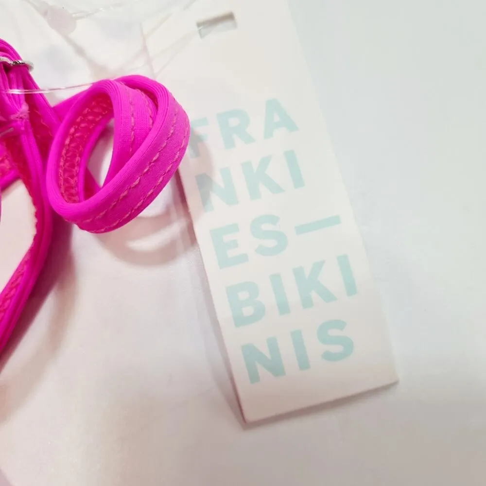 frankie's bikinis  Dallas Bikini top in Watermelon Small - Image 5