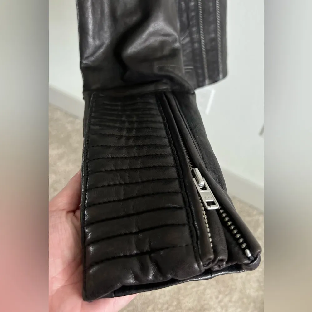 IRO Adama Black Leather Jacket - Image 10