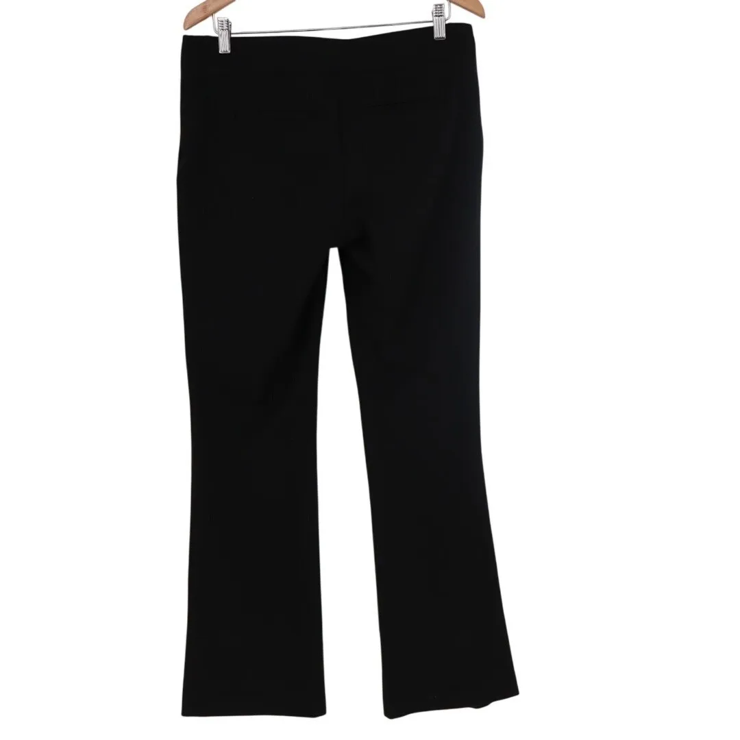 Simply Vera Vera Wang Dress Pants Women Medium Black Stretch Mid Rise Flared Leg - Image 5