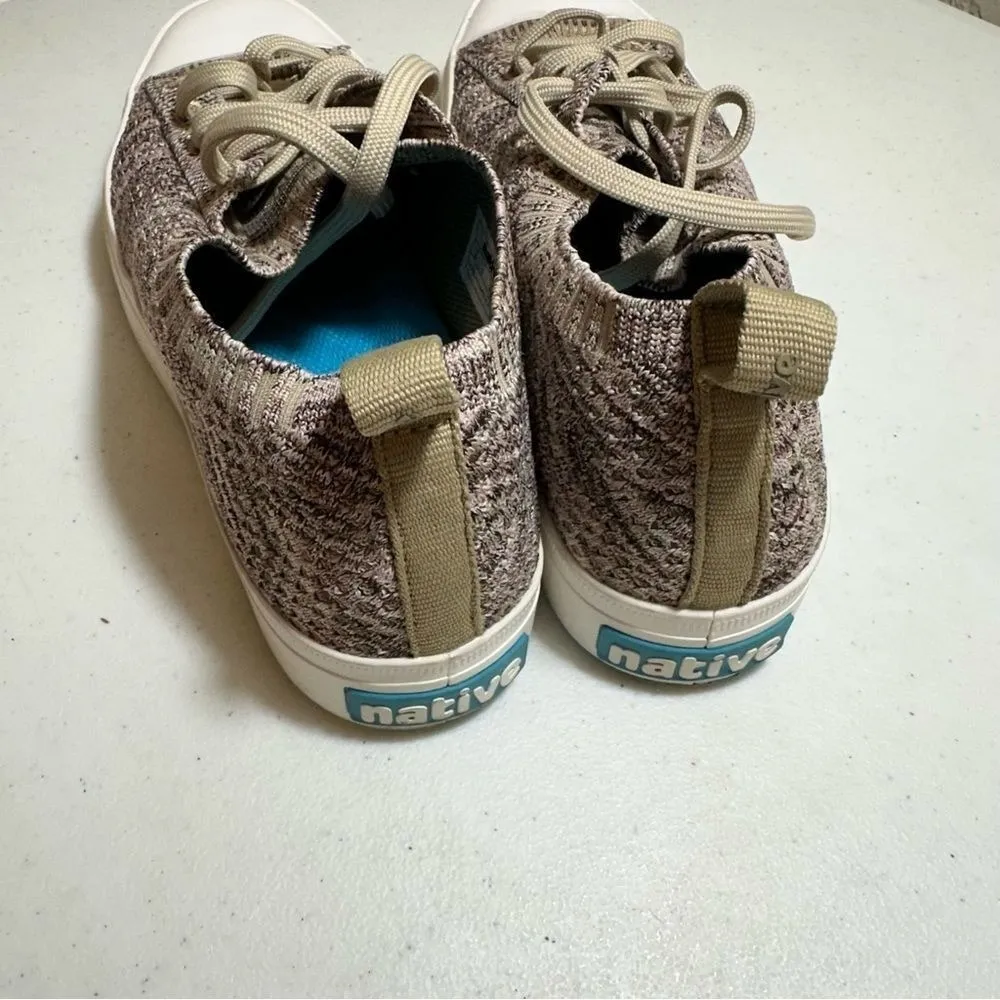 Native Shoes | Jefferson 2.0 Liteknit Women Brown and Tan Flax Size 6 - Image 10