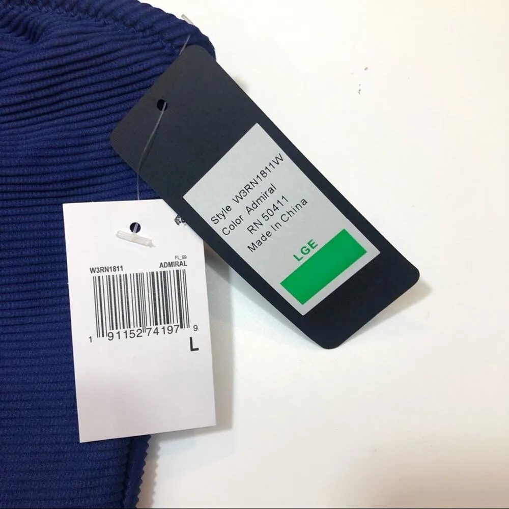 RACHEL Rachel Roy Shoulder One Piece Swimsuit Blue Size L - Image 3