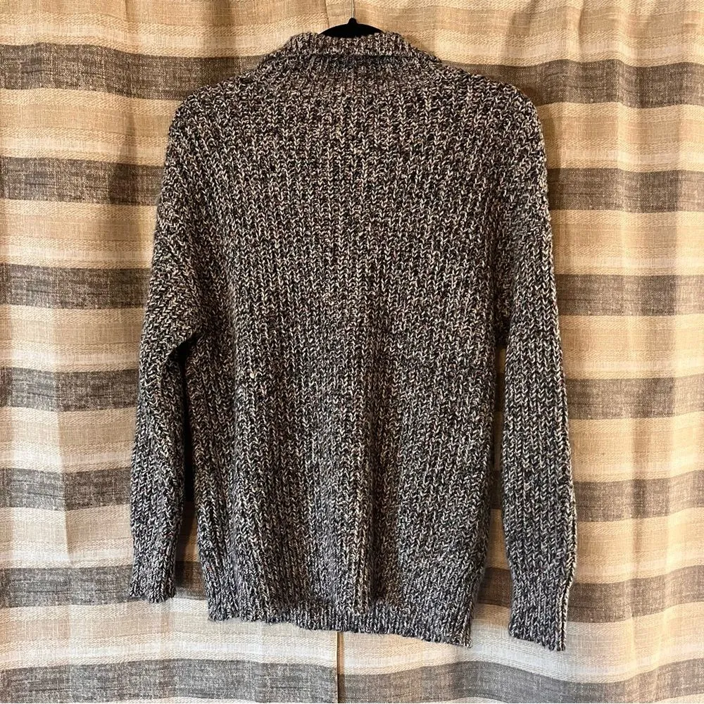 Offline By Aerie‎ Multi Color Marled Knit Quarter Zip Pullover Size Small - Image 2