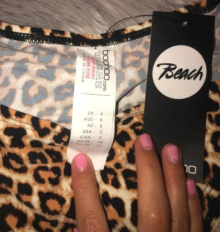 Boohoo Leopard Swim  - Image 4