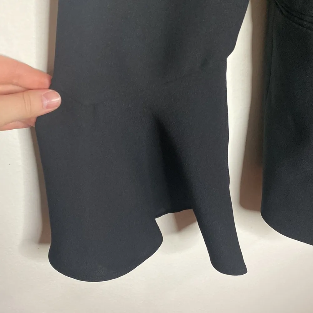 Catherine by Catherine Malandrino black flutter bell sleeve open blazer size 10 - Image 8