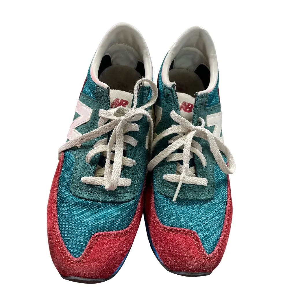 New Balance 620 Womens Red Green Suede Sneakers Size 9 SKU 8705 - Image 13