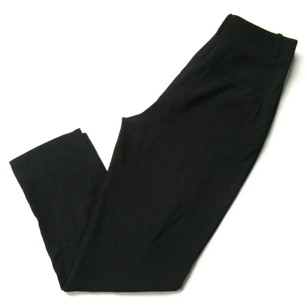 NWT MM. LaFleur Elliott in Black Crinkle Crepe Wool Pleated Pants 0 $225 - Image 7