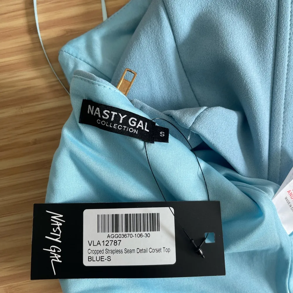 small blue corset top - Image 3