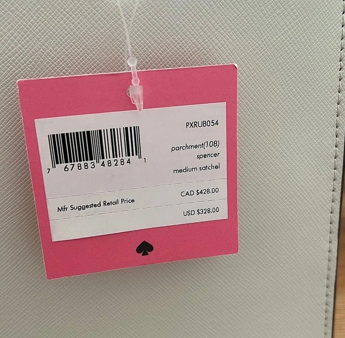 spencer medium satchel Bag Parchment - Image 6