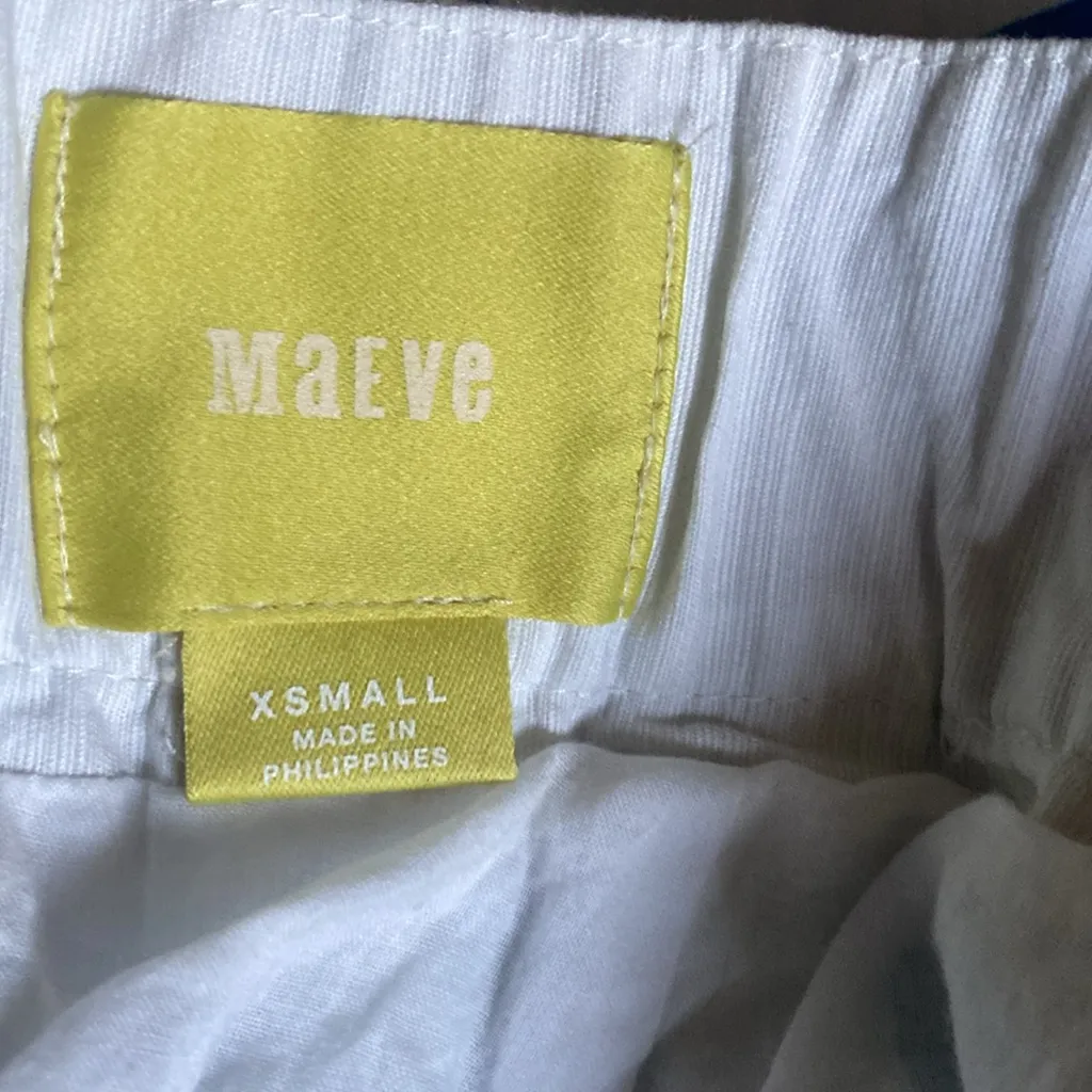 Anthropologie White & Blue
"Swirled Snail Skirt" by Maeve, S - Image 9