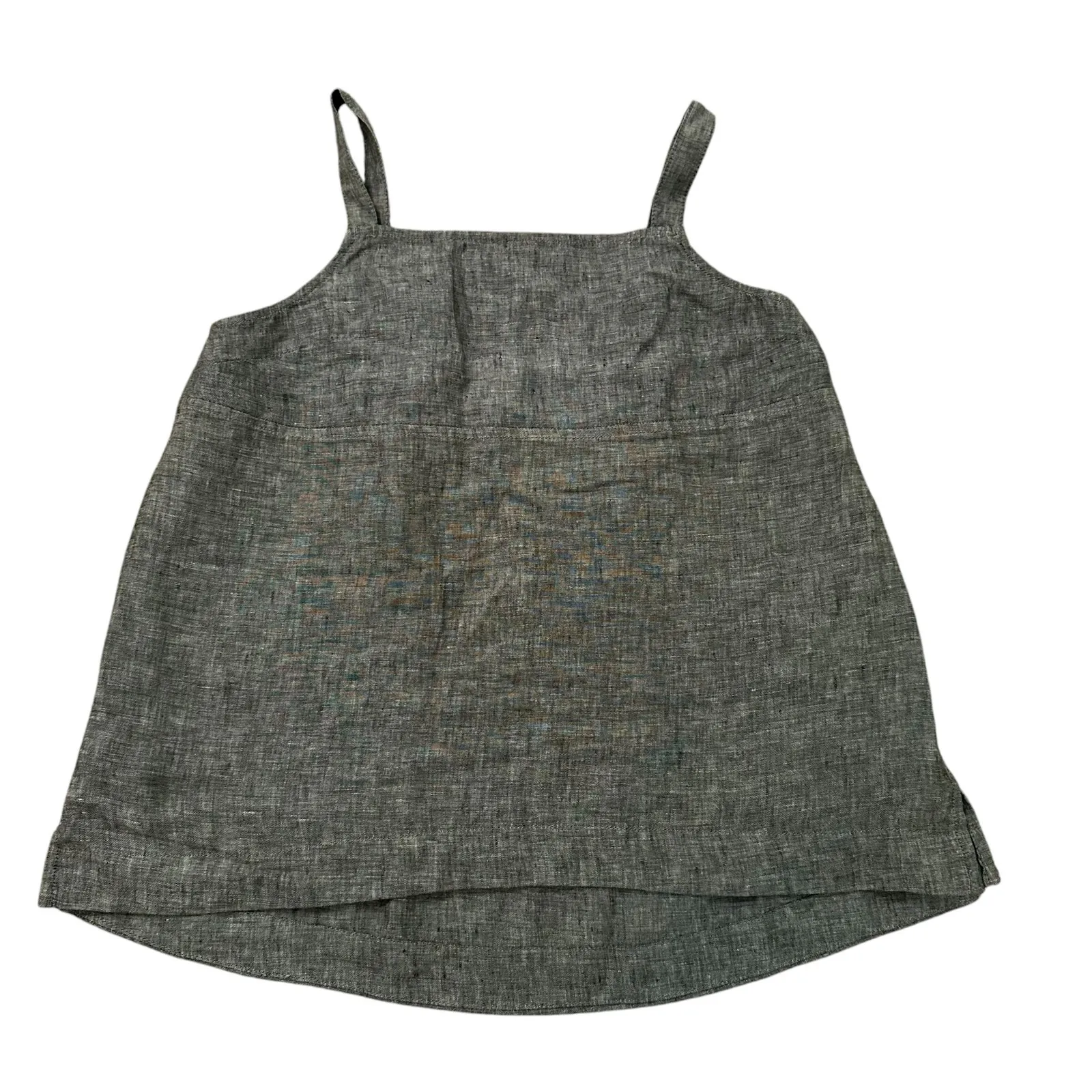 Athleta dark green sleeveless linen tank top size L - Image 13