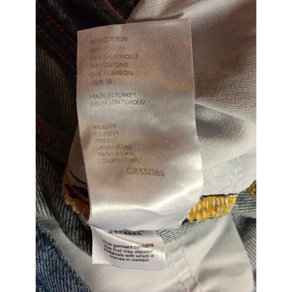 We the Free Women's Distressed Jeans BOHO Y2K Streetwear Trendy Frayed SZ 32 - Image 10