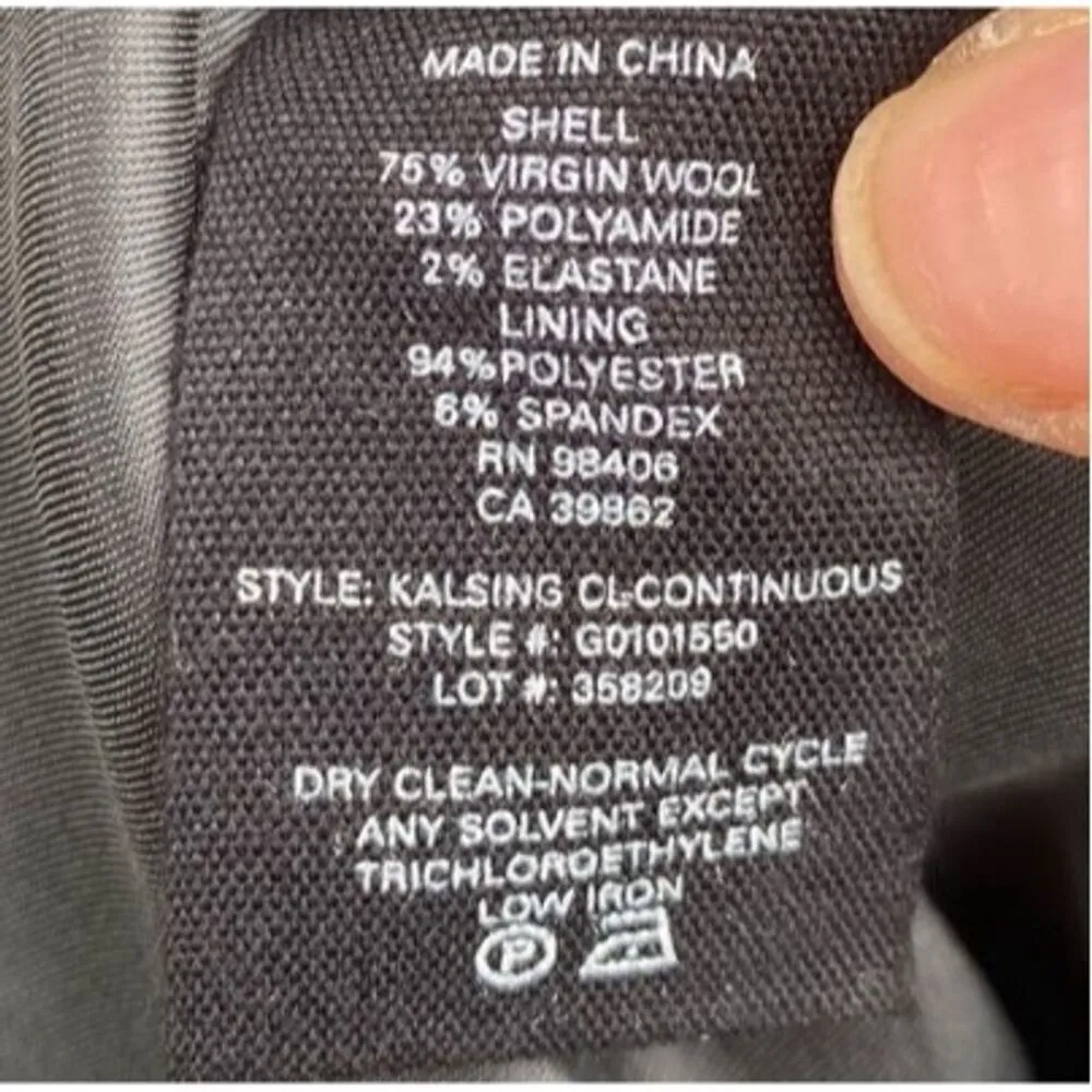 Theory Women's Gray Peplum Crew Neck High-Low Sleeveless Blouse S - Image 4