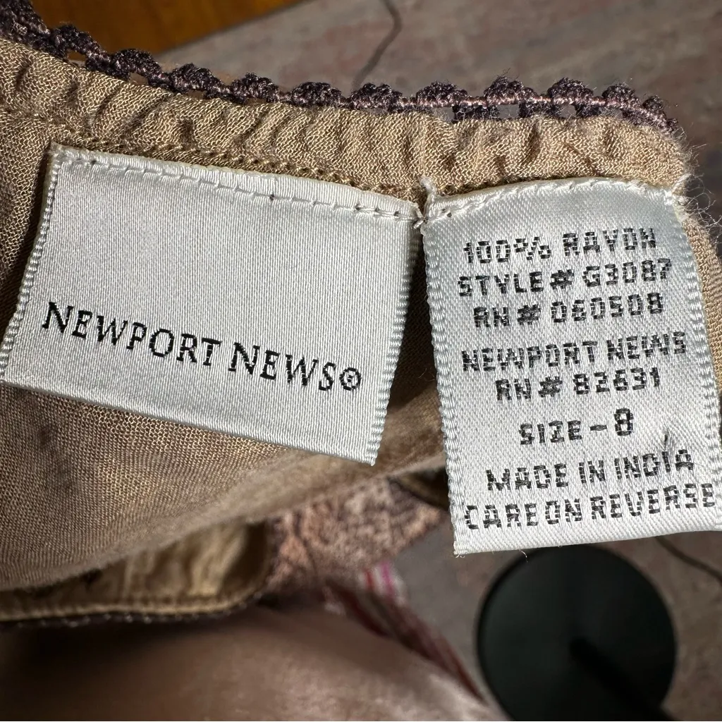 Newport News Snakeskin Print Stretch Maxi Skirt Size 8 | Mermaid Hem Y2K Grunge - Image 8