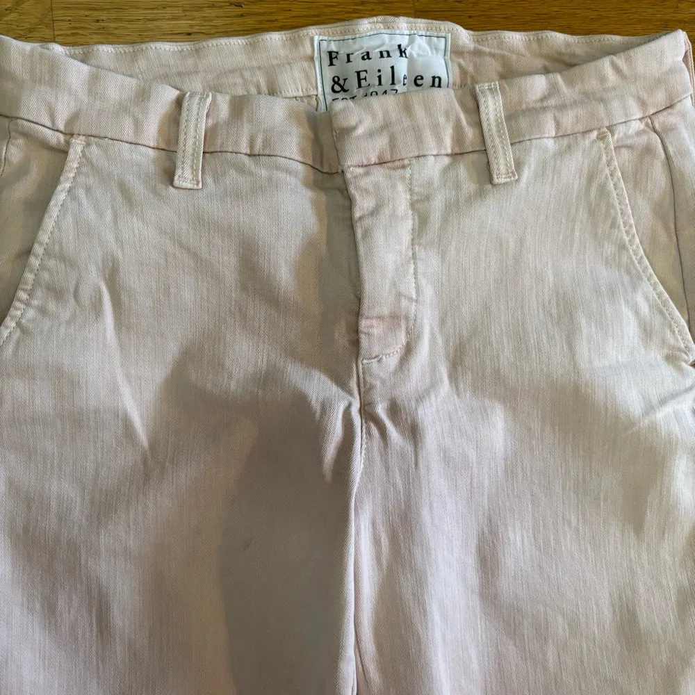 Frank & Eileen Pale Pink Wicklow Preppy Coastal Quiet Luxury Tennis Prep Pants 6 - Image 4