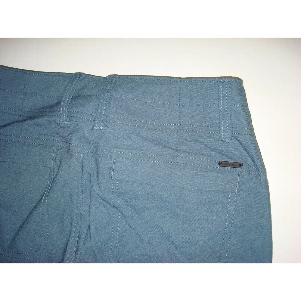 Womens 4 New Blue Hike Shorts Pocket Long UPF 50 Trail Alana Prana Knicker Knee - Image 13