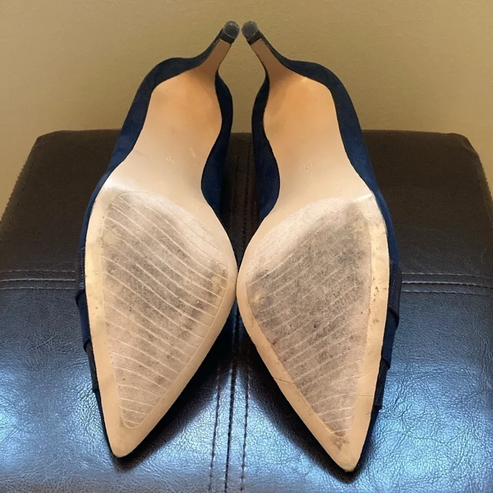 Lauren Blakwell Sydney Faux Suede Pointed Toe Heels - Image 10