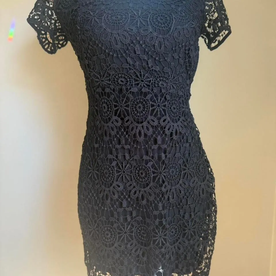 Hollister goth whimsy‎ romantic xs lace mini boho Y2K fall - Image 4