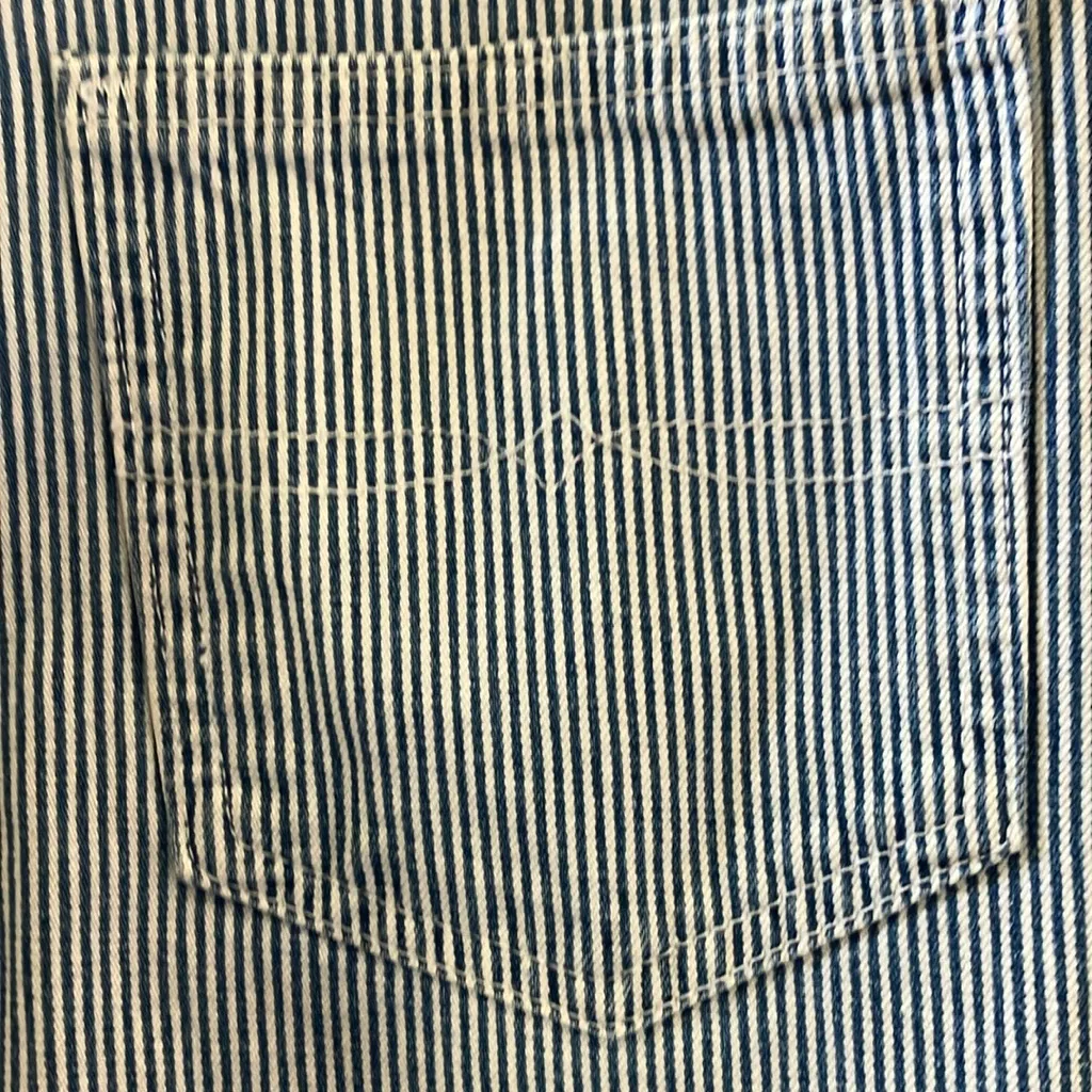 FINAL MARKDOWN Faded Glory Blue and White Striped shorts 16 - Image 9