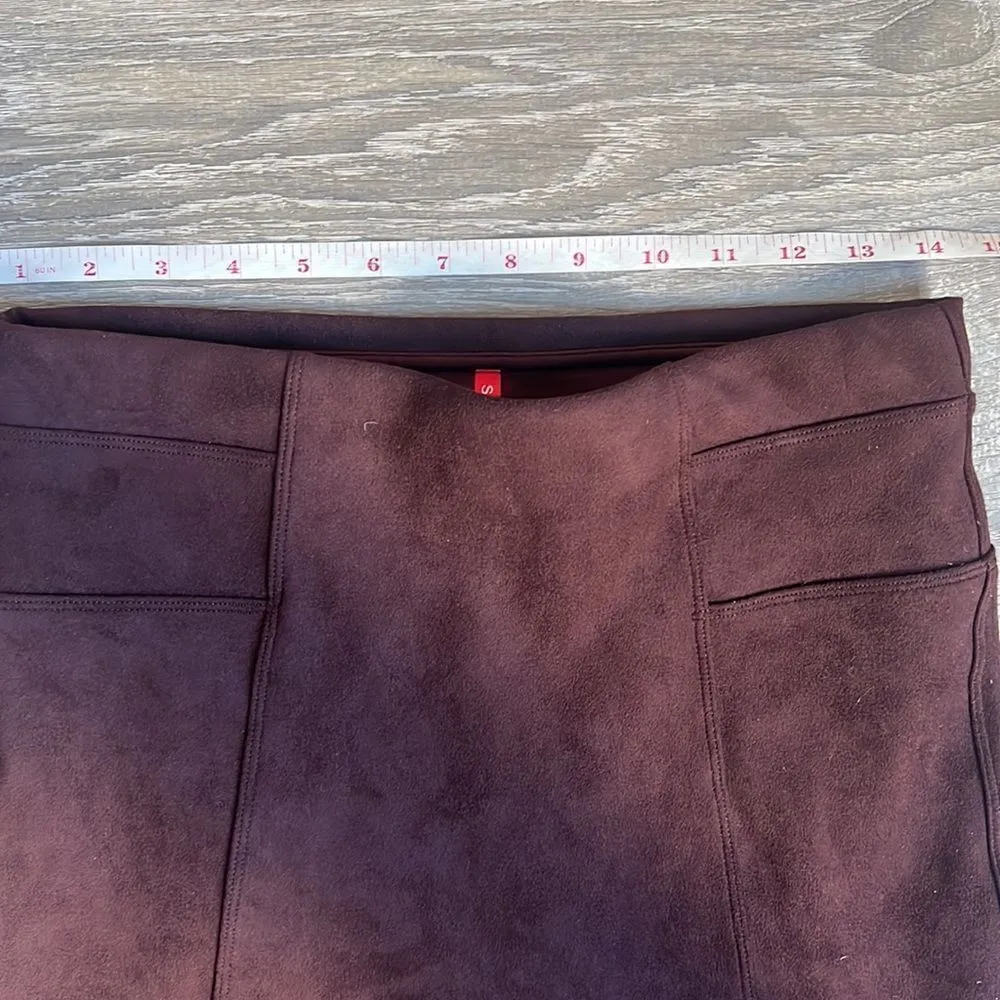 Spanx  SUEDE LEGGING Dark Terracotta - Image 9