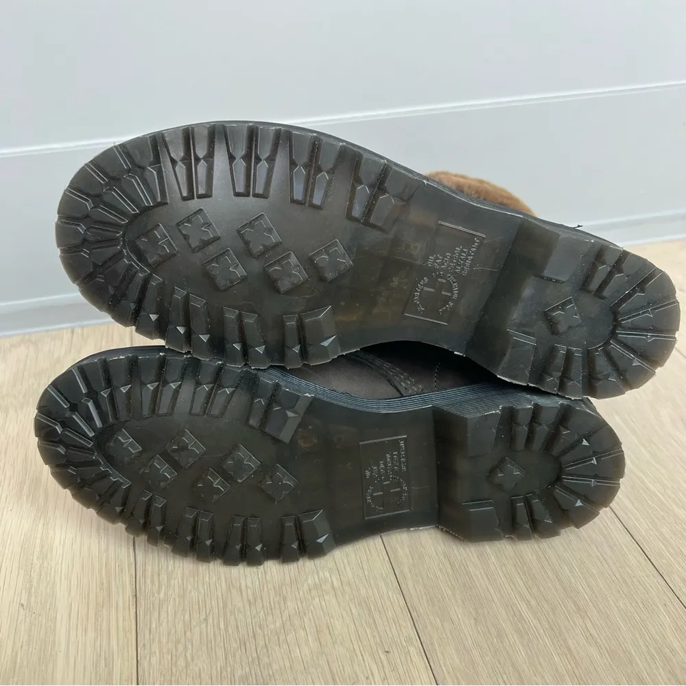 Dr Martens 1460 Serra Collar Faux Fur Lined Lace Up Boots - Image 7