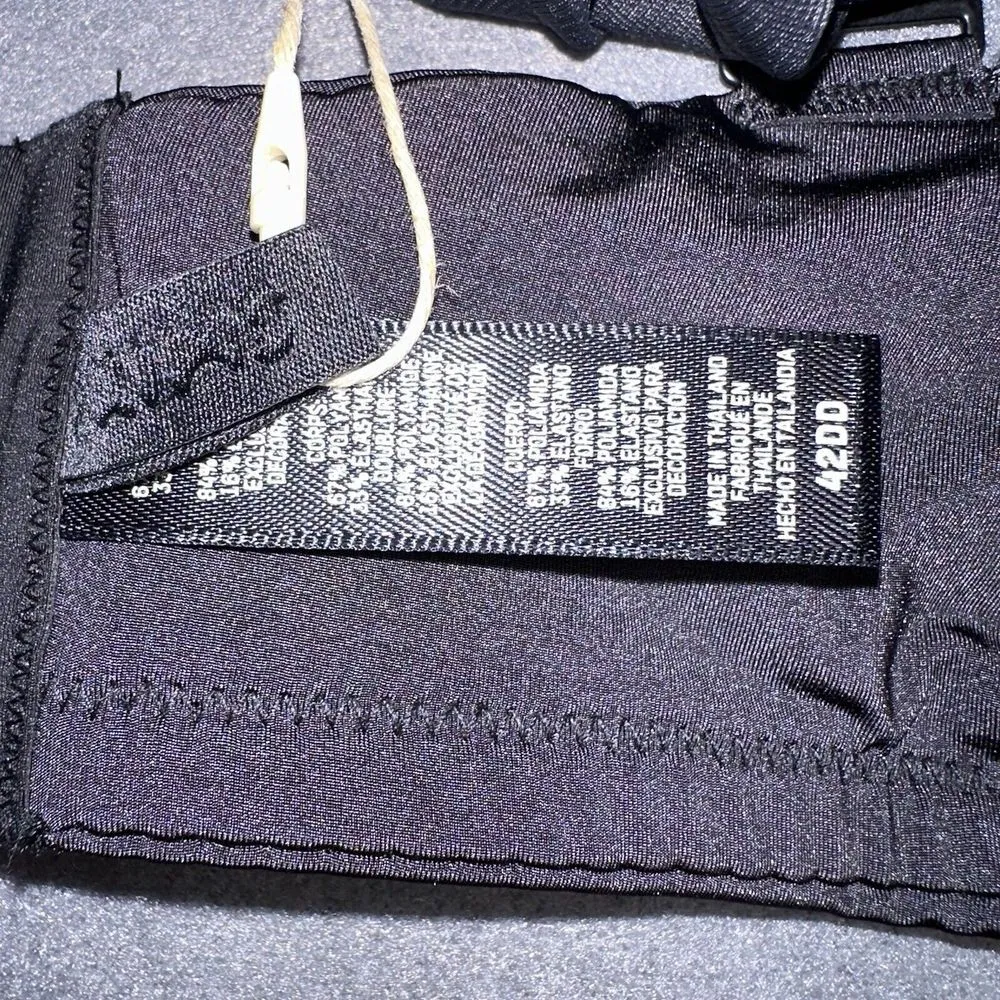 Skims Womens Black ONYX NEW Smoothing Full Cover Unlined Underwired Bra Sz 42DD - Image 4