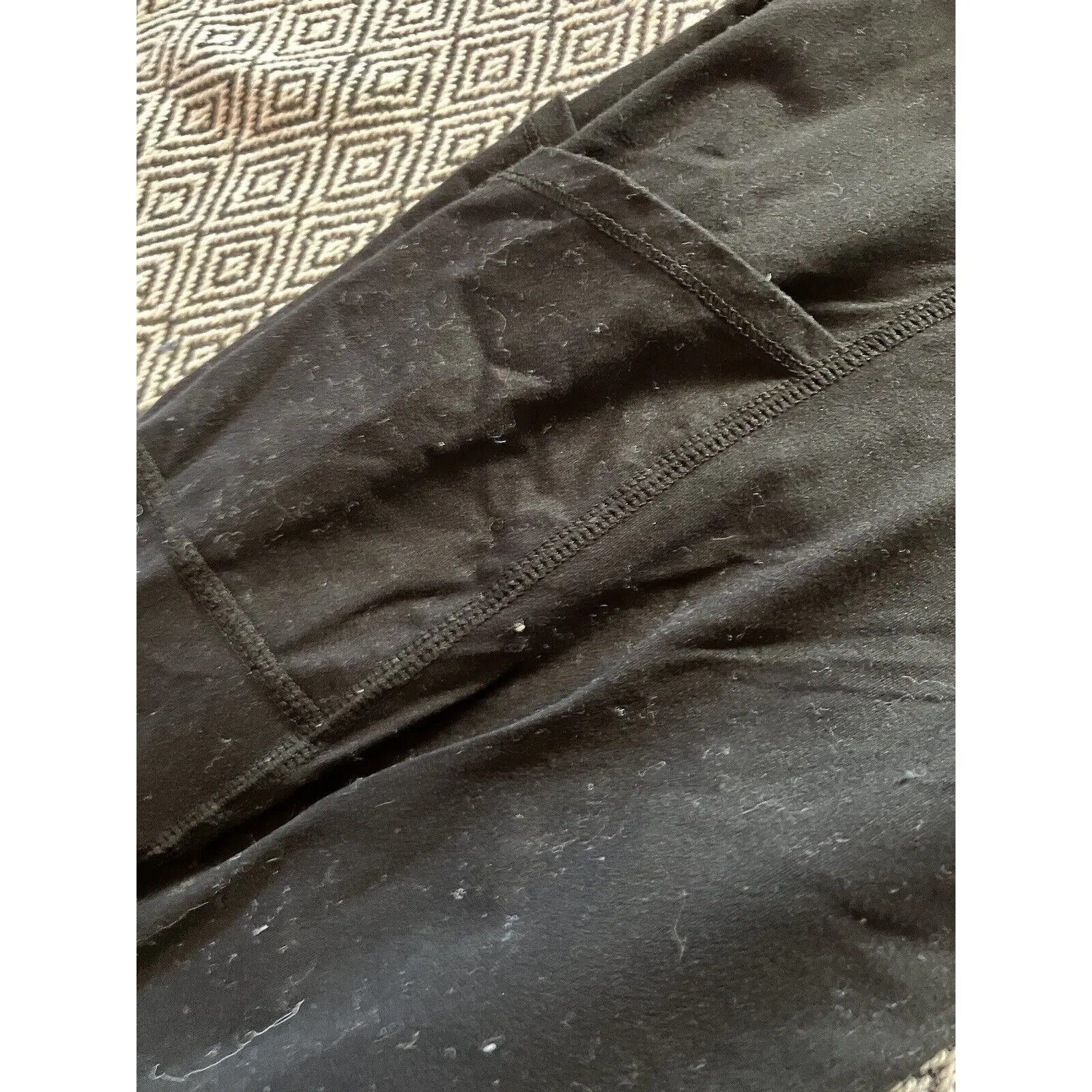 J. Jill Wearever Fit Leggings Black Smooth Fit Ankle Nylon Cotton Womens Large - Image 6