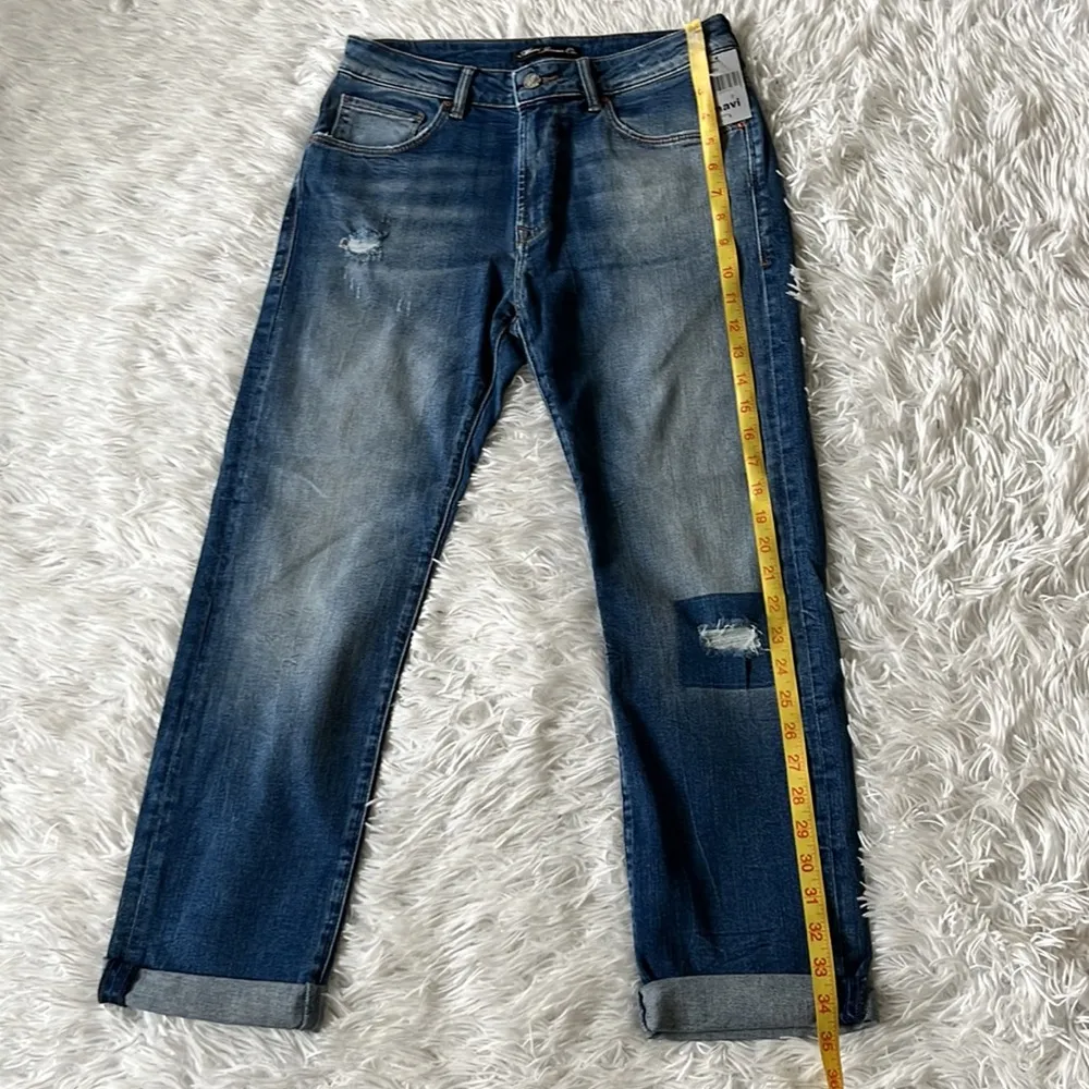 Mavi Brenda patch Boyfriend denim jeans size 27 Blue - Image 6