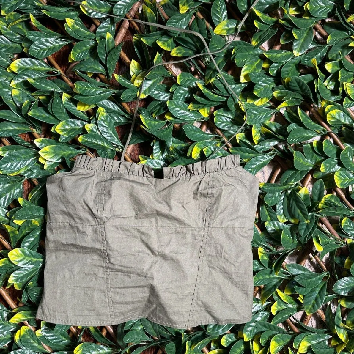 Pacsun L.A. Hearts Green Utility Strapless Corset Top Size XS NWT - Image 3