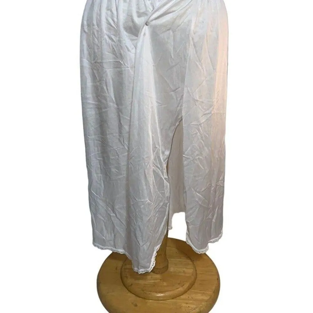 Vanity Fair White Slip Skirt Large - Image 2