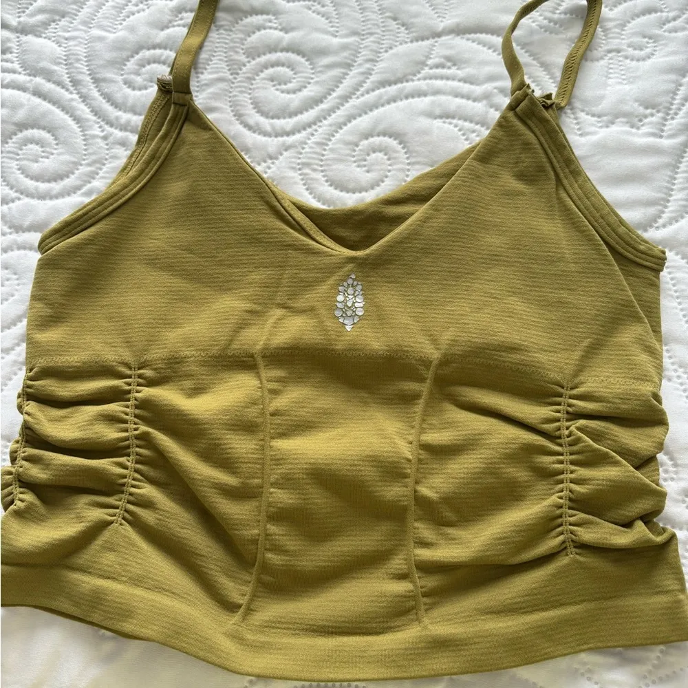 Good Karma Ruched Crop Tank - Image 2