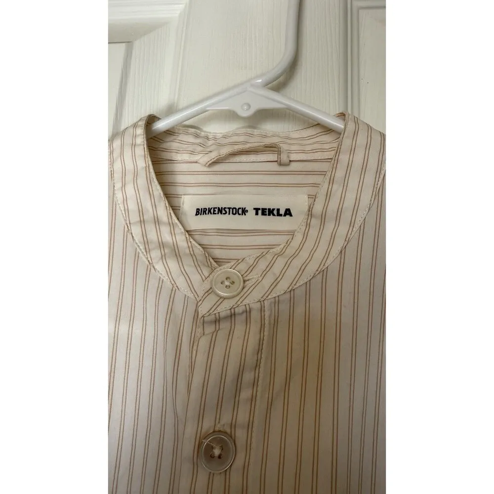 Birkenstock TEKLA Yellow Birkenstock Edition Pyjama Button Down S Oversized - Image 2