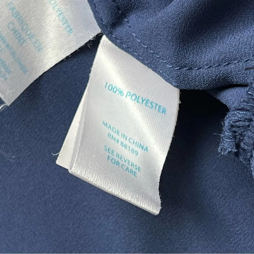 Lilly Pulitzer Tensley High Tide Navy Pullover Blouse Women’s Size XS - Image 8