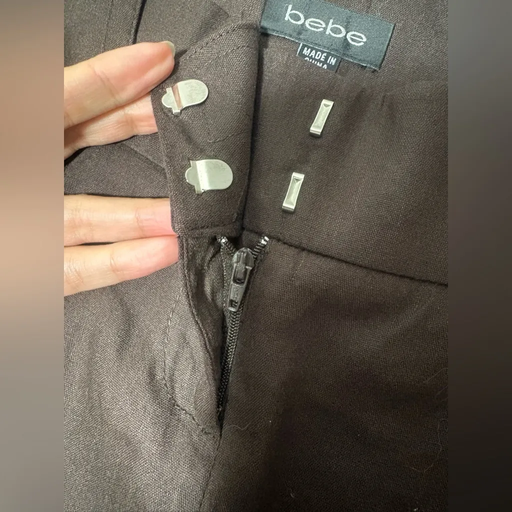 BEBE Y2K Brown Bermuda Shorts - Image 4