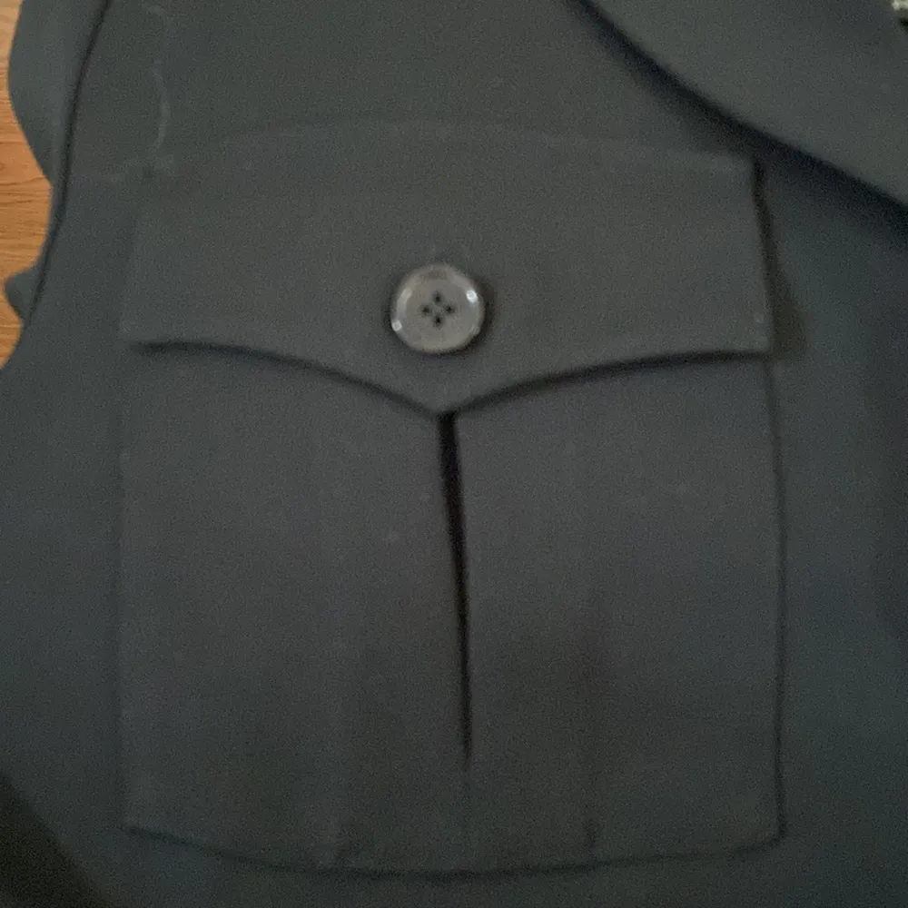 Yansi Fugel Safari black blazer with front flap pockets size XS - Image 95
