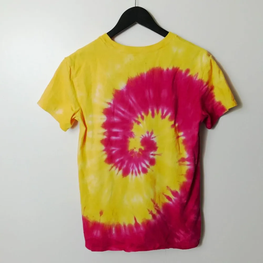 Take A Drip T Shirt Multicolor Medium M Graphic Tee Short Sleeve Cotton Tie Dye - Image 3