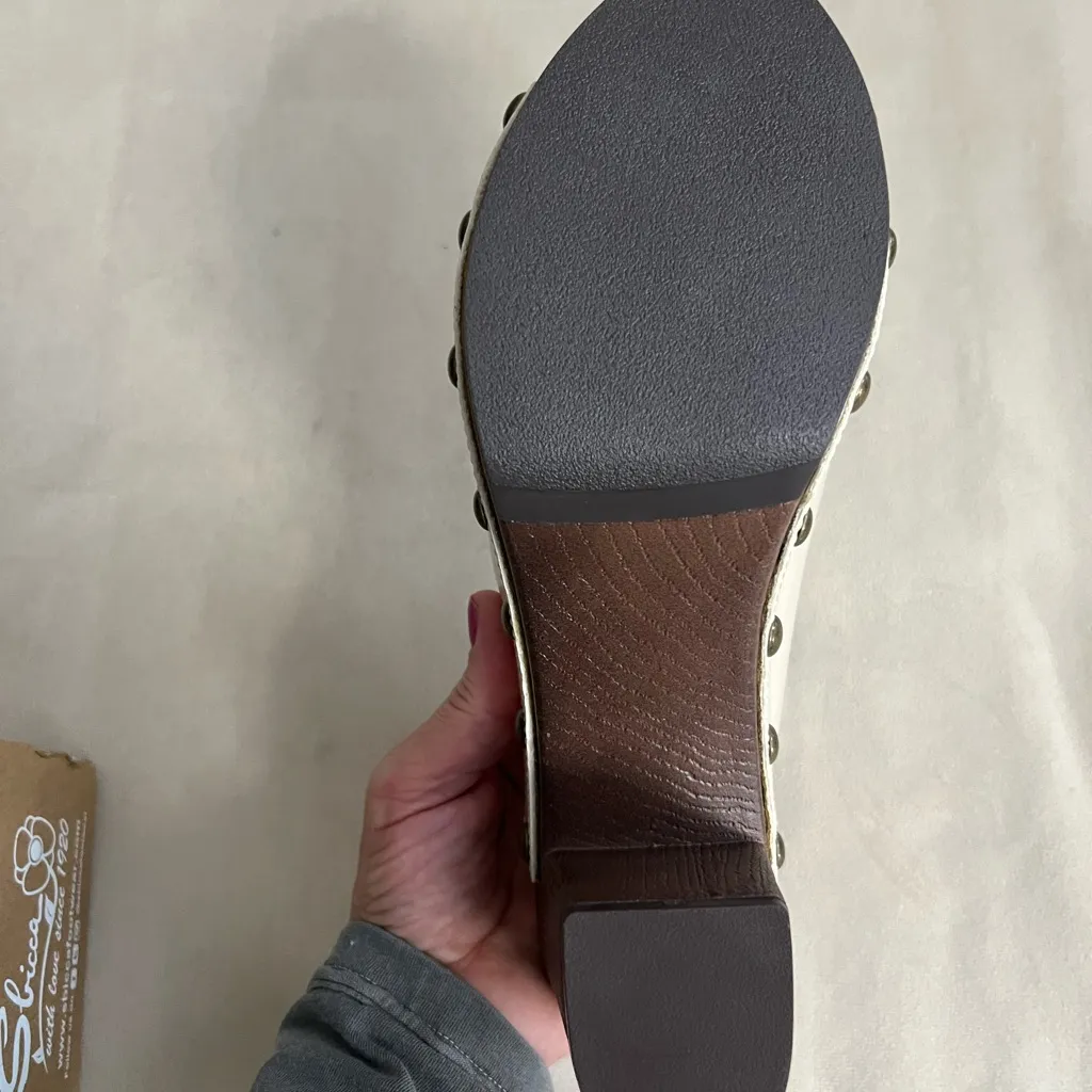 🌸 Sbicca “Montrose” Cream Block Heel Clogs – NWT 🌸 Size 9 - Image 8