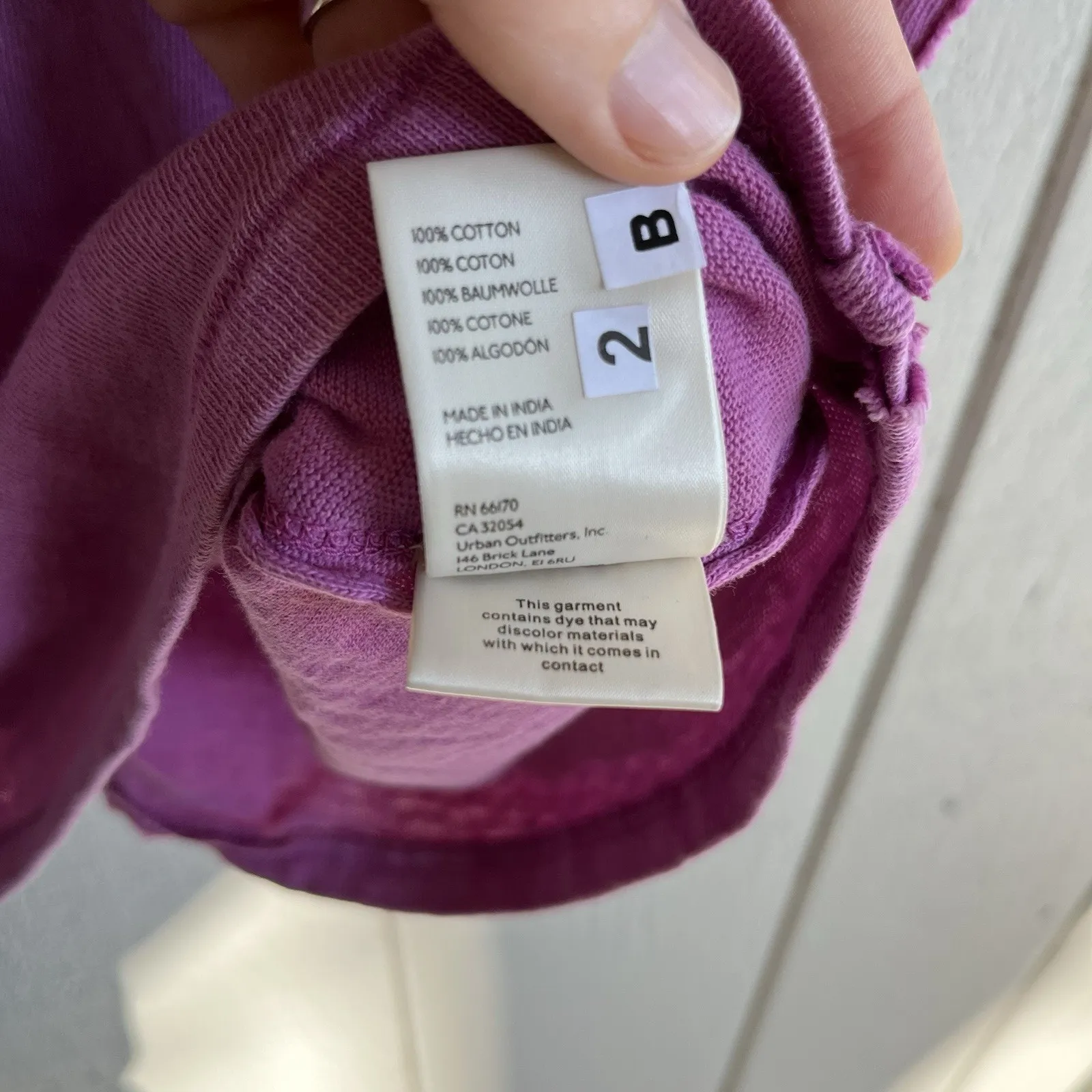 Free People NWT Cut It Out Tee Orchid Rain Pink Purple Cotton Size XS Oversized - Image 10