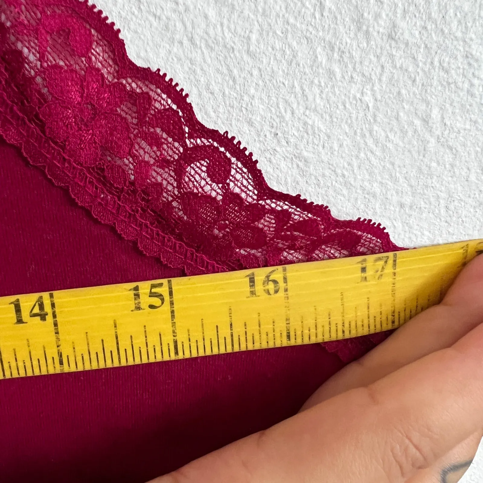 Pink Lace Trim‎ Tank Top, Y2K Coquette Soft Girl Romantic 2000s Small - Image 5