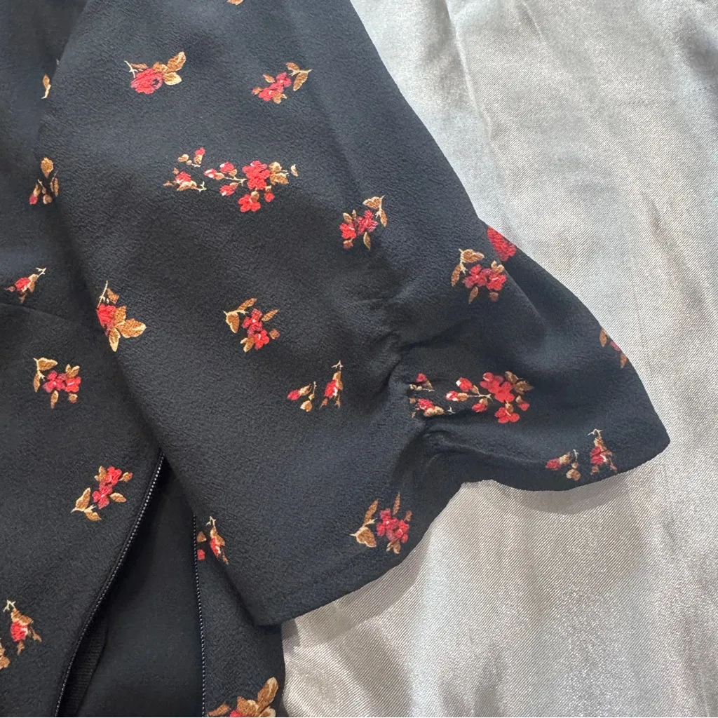 1. State Floral Wrap Dress - Image 9