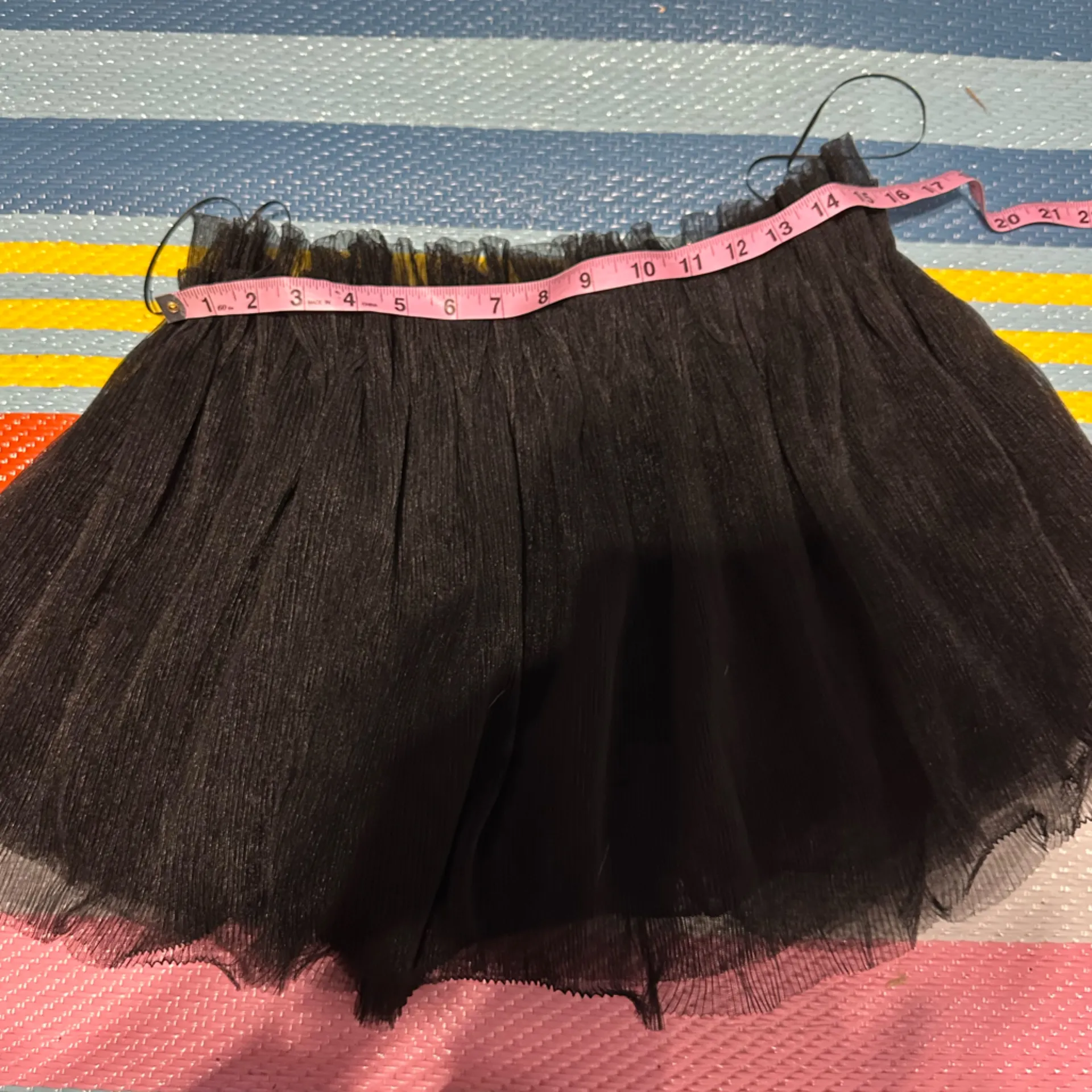 Hyacinth House NEW Black Willa Tulle Strapless Babydoll Blouse Top Size small - Image 9