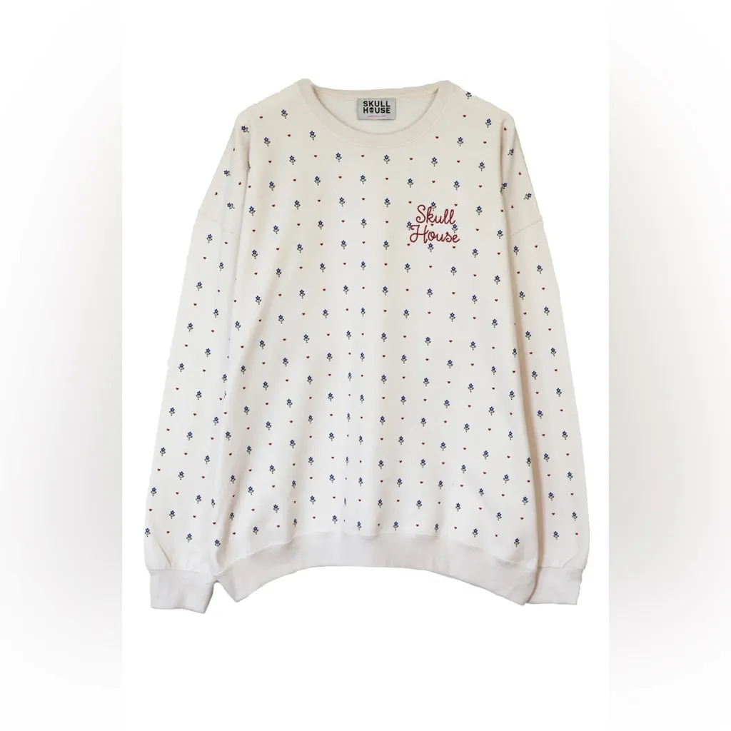 Skull House Designs Cabin Crew neck: Vanilla - Image 3