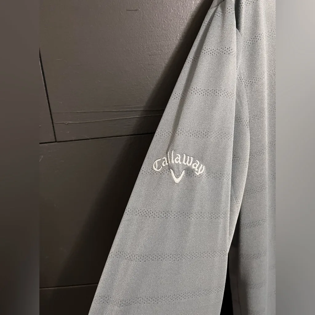 CALLAWAY Hyvee Fast & Fresh Opti-Dry Long Sleeve Polo Shirt Unisex Adult M EUC - Image 4