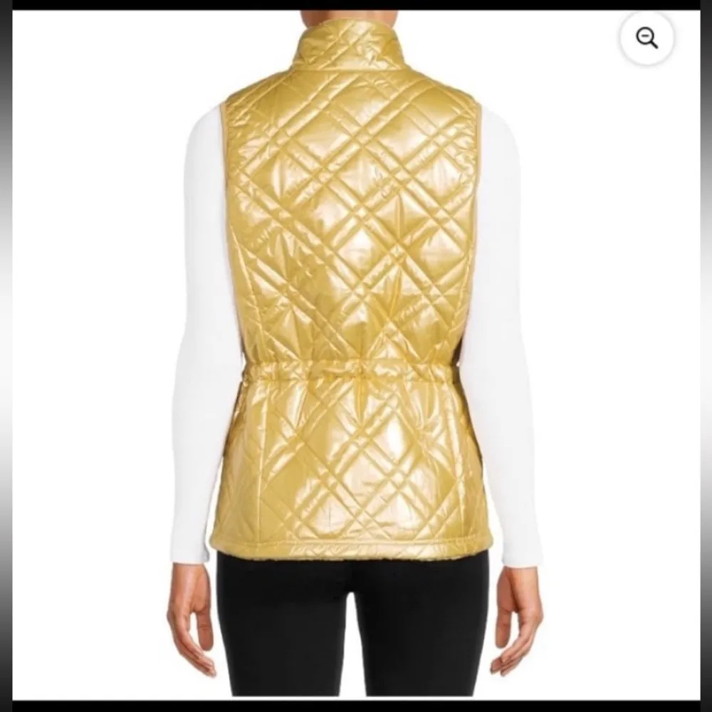 Golden vest vintage Gold Size XL - Image 10